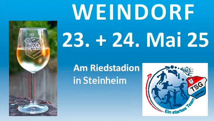 Weindorf in Steinheim am Riedstadion