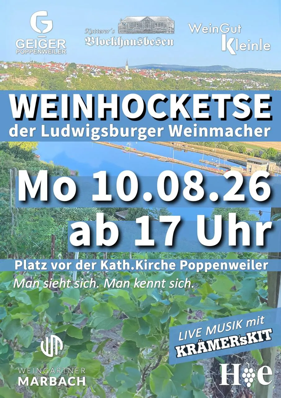Weinhocketse der Ludwigsburger Weinmacher
