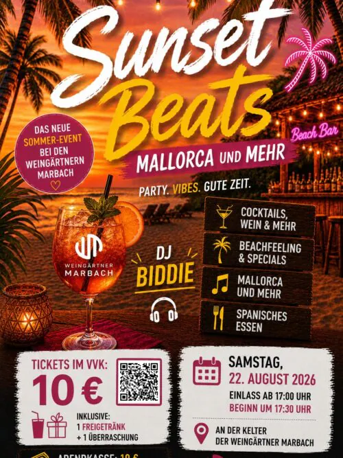 Ticket Sunset Beats – Mallorca und mehr